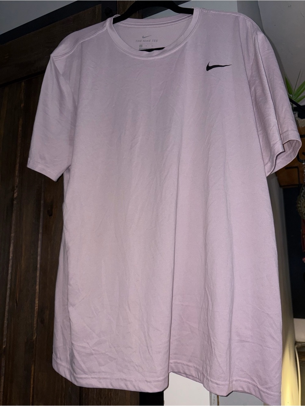 Nike Light Pink Short-Sleeve Crew Tee